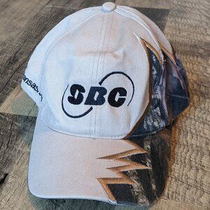SBC Camo Hat Baseball Cap Strapback Beige